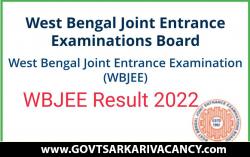 West Bengal JEE Result Released 2022: JEE Exam Date 30 April 2022 Result Released, Check Here